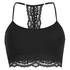 Brassière sans couture Marine, Noir