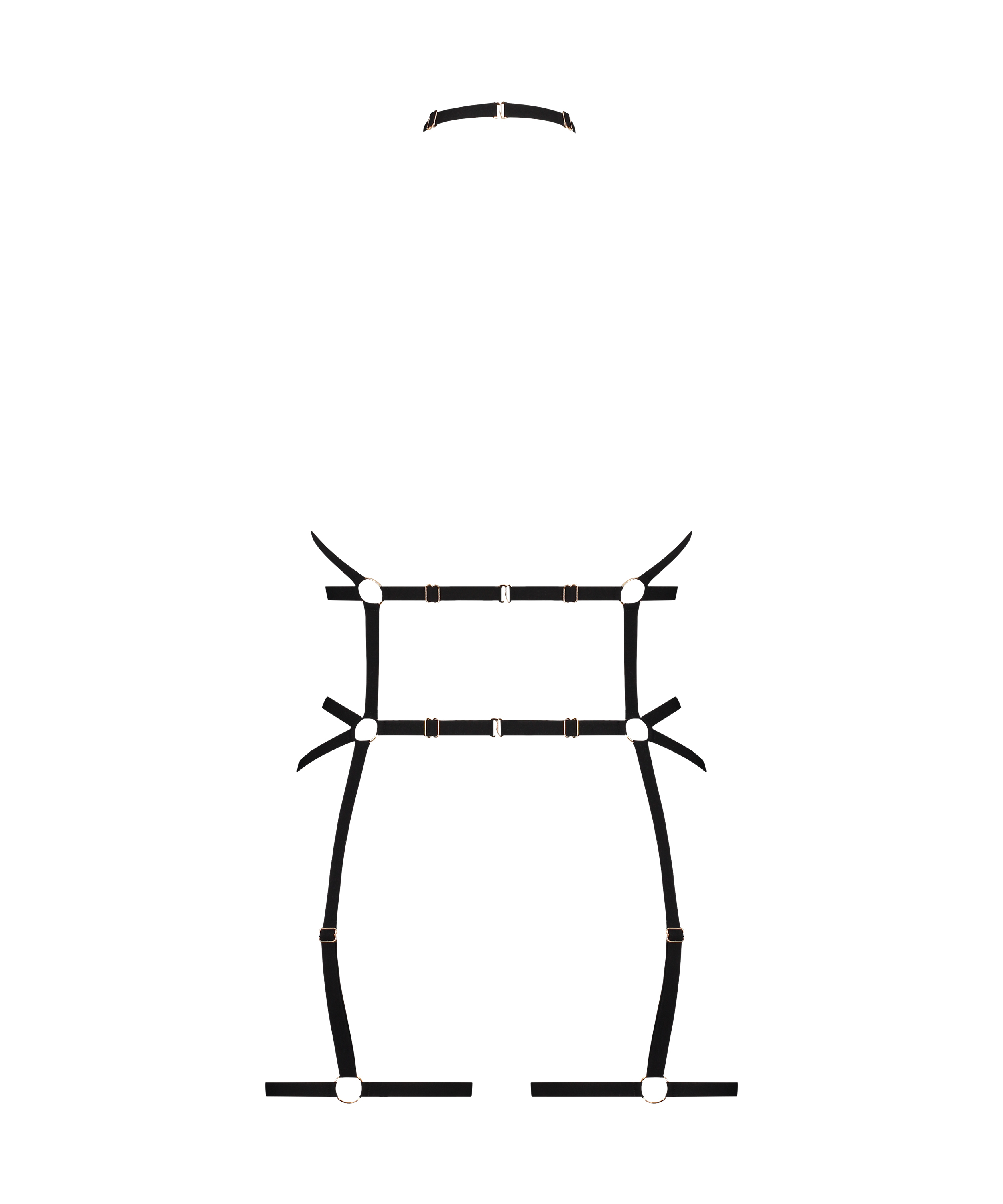 Private Porte-jarretelles, Noir, main