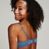 Soutien-gorge &agrave; armatures pr&eacute;form&eacute; Plunge, Bleu