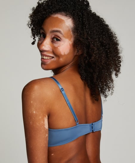 Soutien-gorge &agrave; armatures pr&eacute;form&eacute; Plunge, Bleu