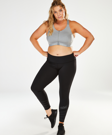 HKMX Soutien-gorge de sport The Pro Maintien niveau 3, Gris