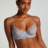 Soutien-gorge non-rembourré à armatures Isabelle, Bleu