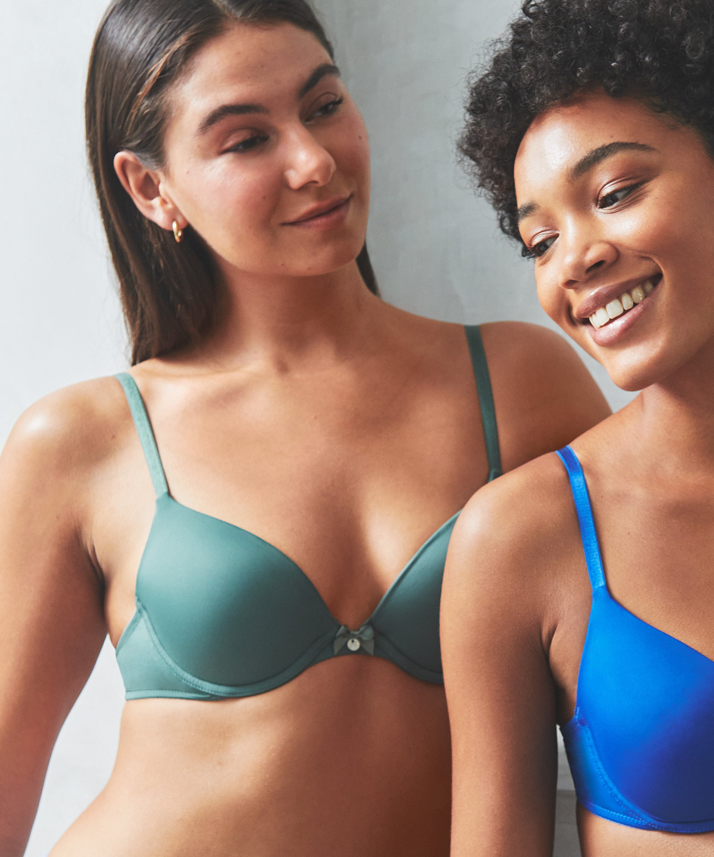 Soutien-gorge &agrave; armatures pr&eacute;form&eacute; Plunge, Vert, main