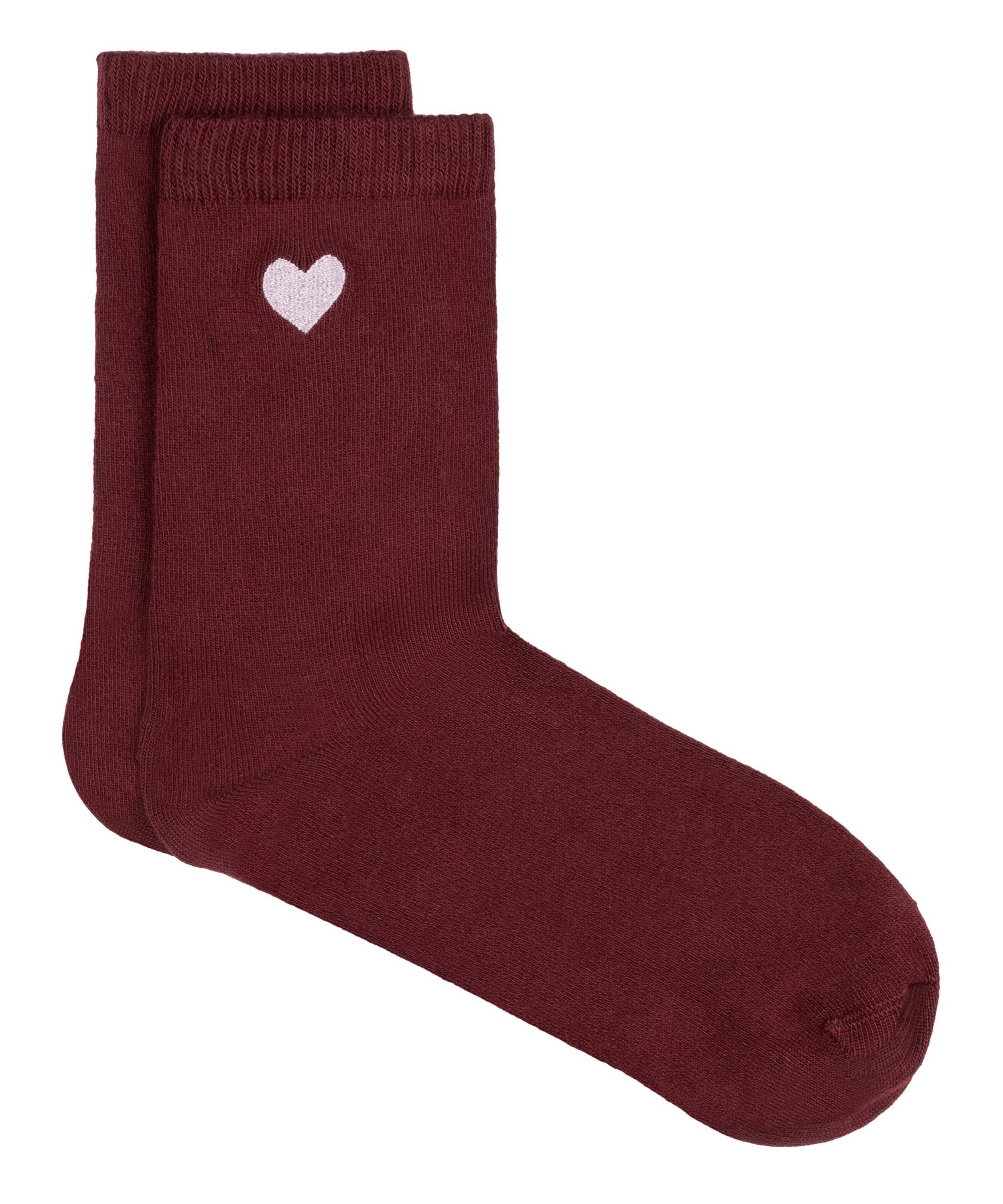 Chaussettes courtes en modal, Rouge, main