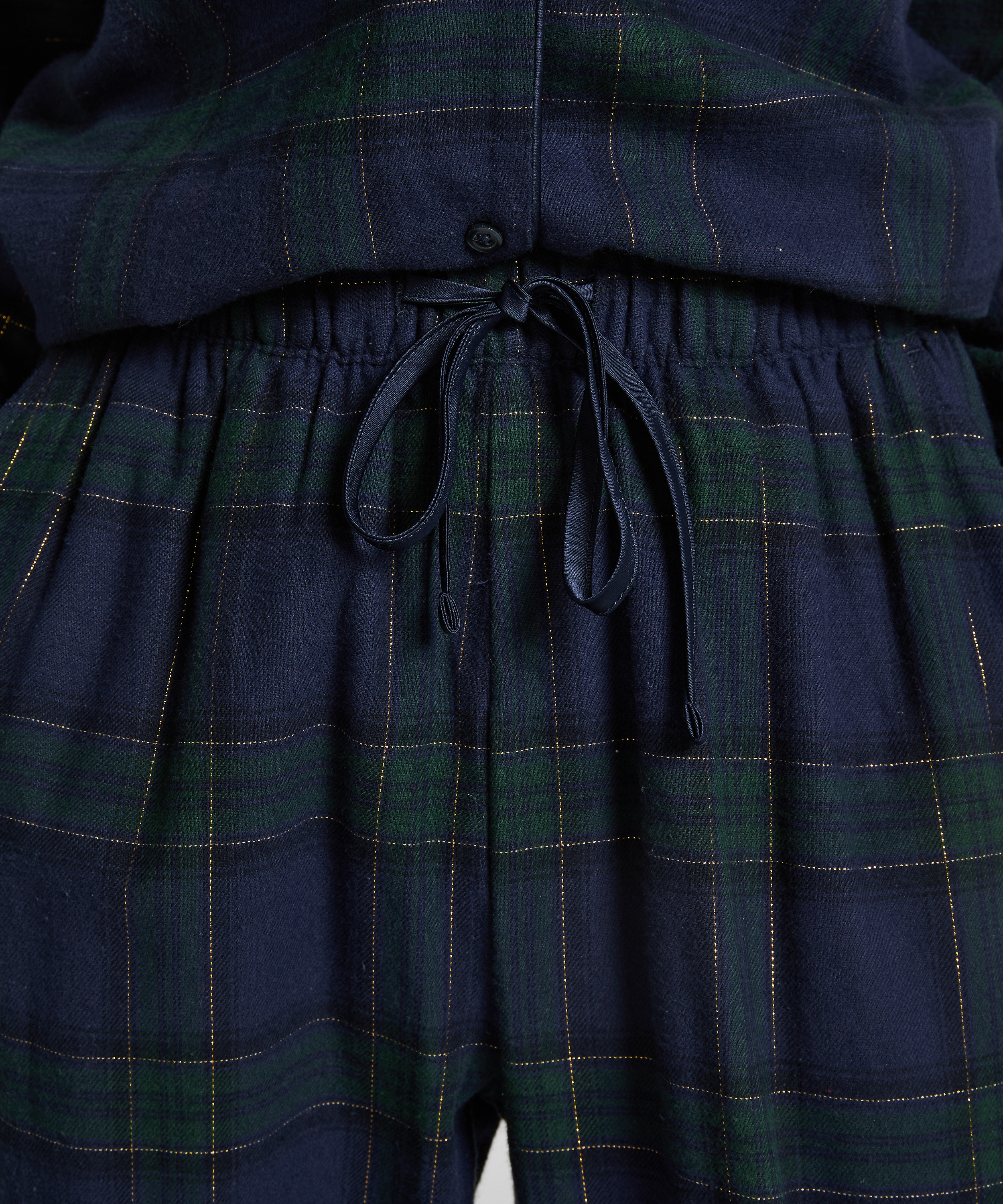 Pantalon de Pyjama Flanel, Bleu, main