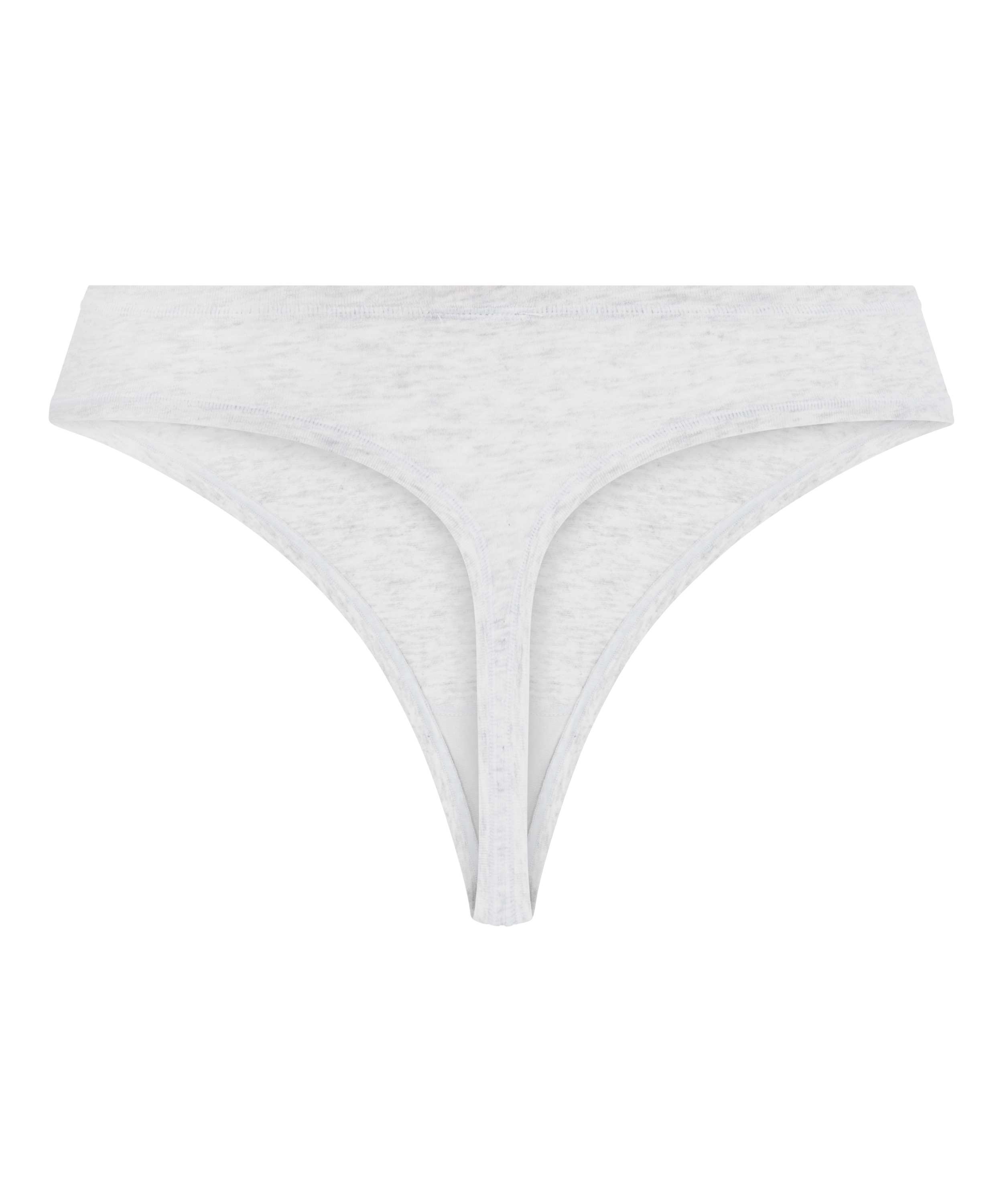 Tanga en coton doux, Gris, main