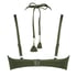 Haut de bikini préformé à armatures Scallop, Vert