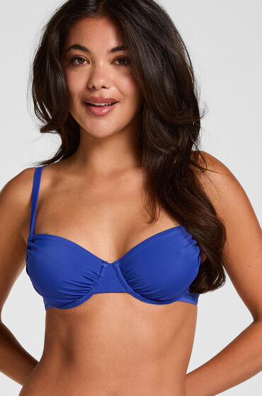 Hunkemöller Haut de Bikini Bardolino à Armatures et Rembourré Bleu Hunkemöller Haut de Bikini Bardolino à Armatures et Rembourré Bleu