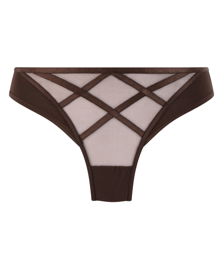 Slip brésilien Rianne, marron