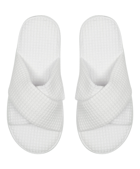 Chaussons Gaufre, Blanc