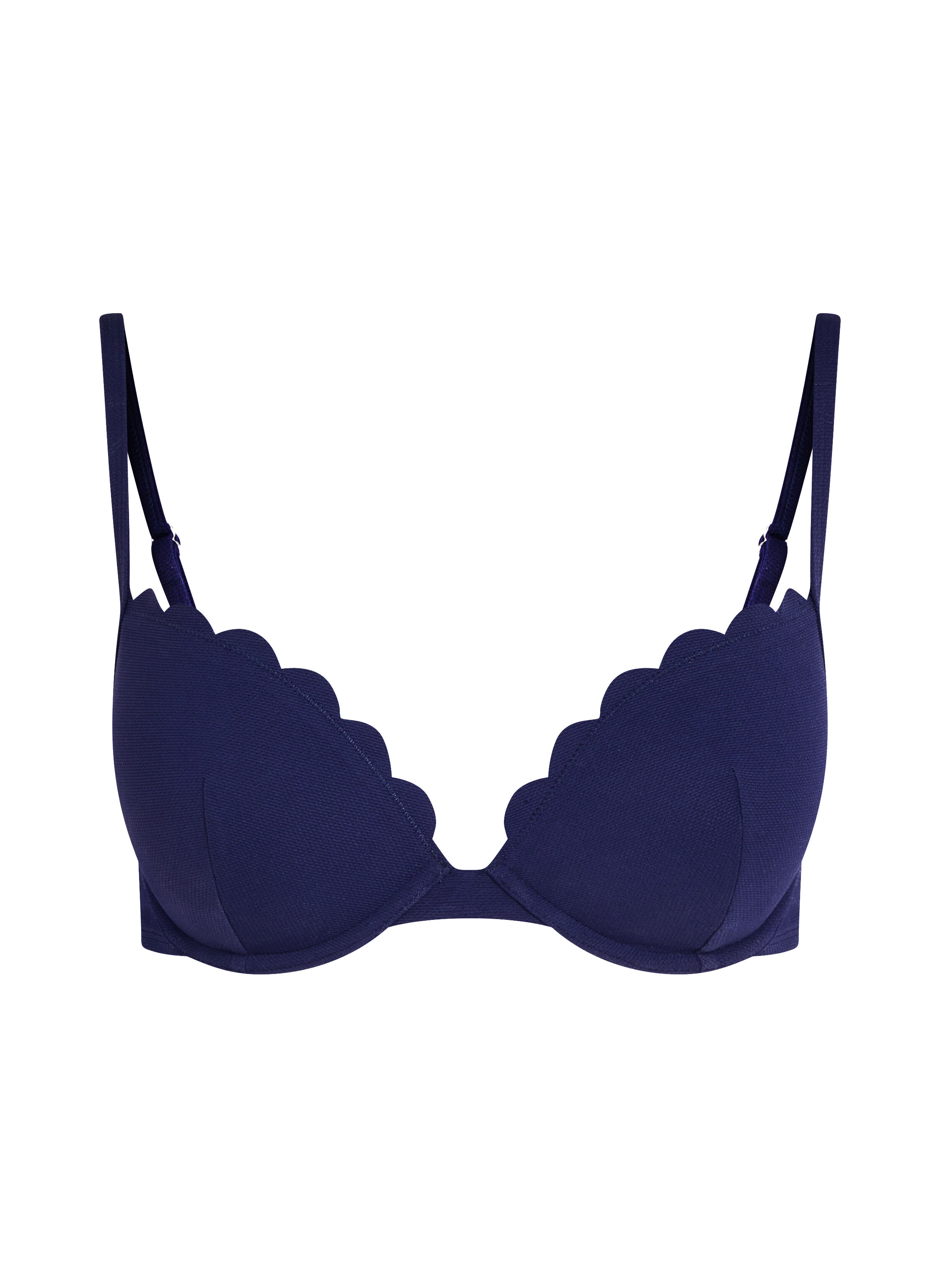 Haut de bikini à armatures à effet push-up préformé Scallop Taille A - E