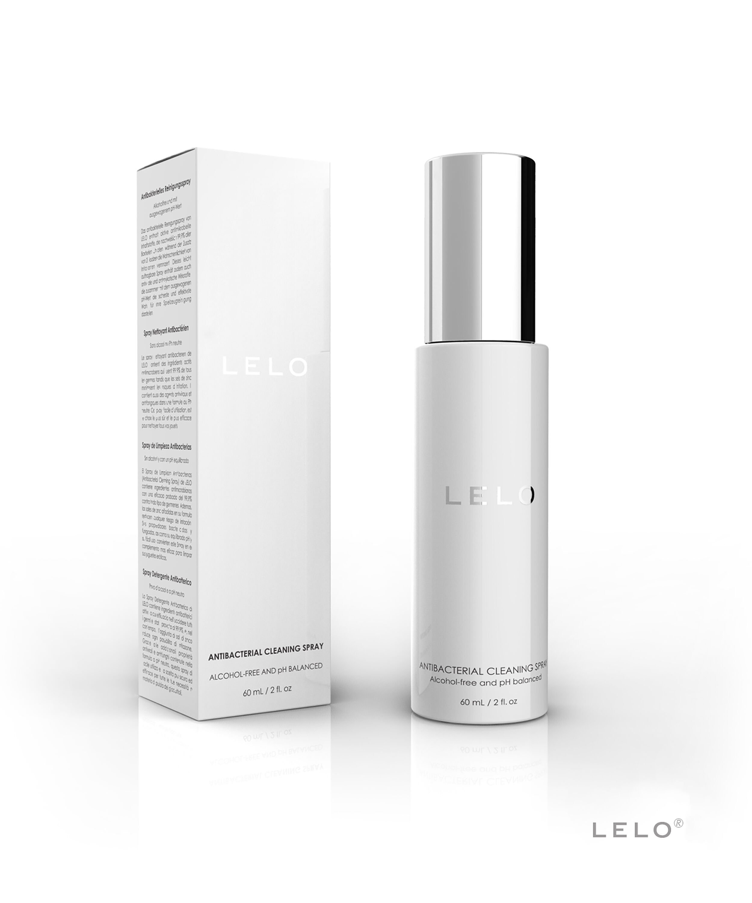 Lelo Premium Cleaning Spray 60 ML, Noir
