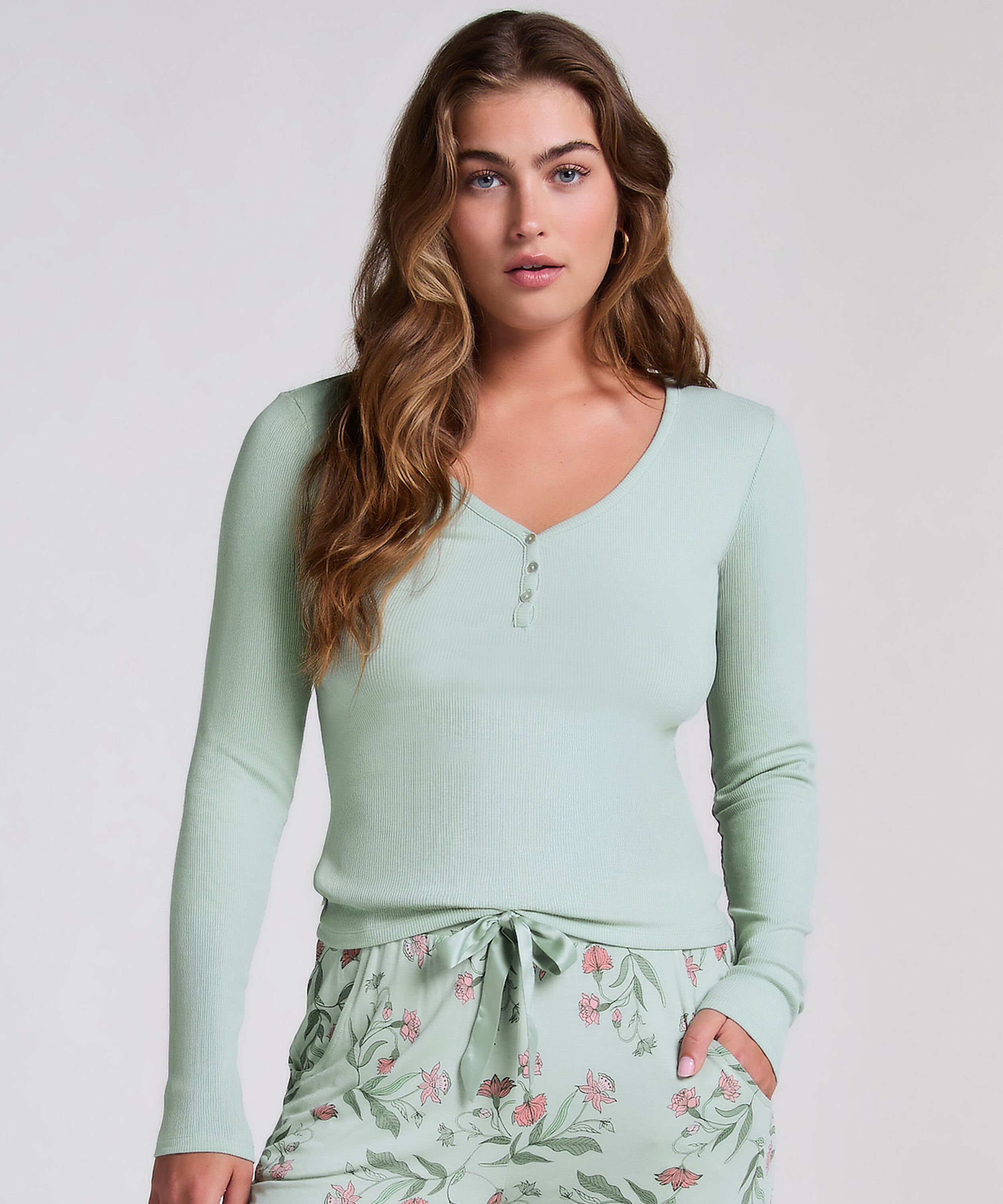 Haut de pyjama, Vert