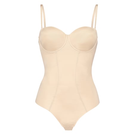 Body sculptant avec bonnets préformés, Beige