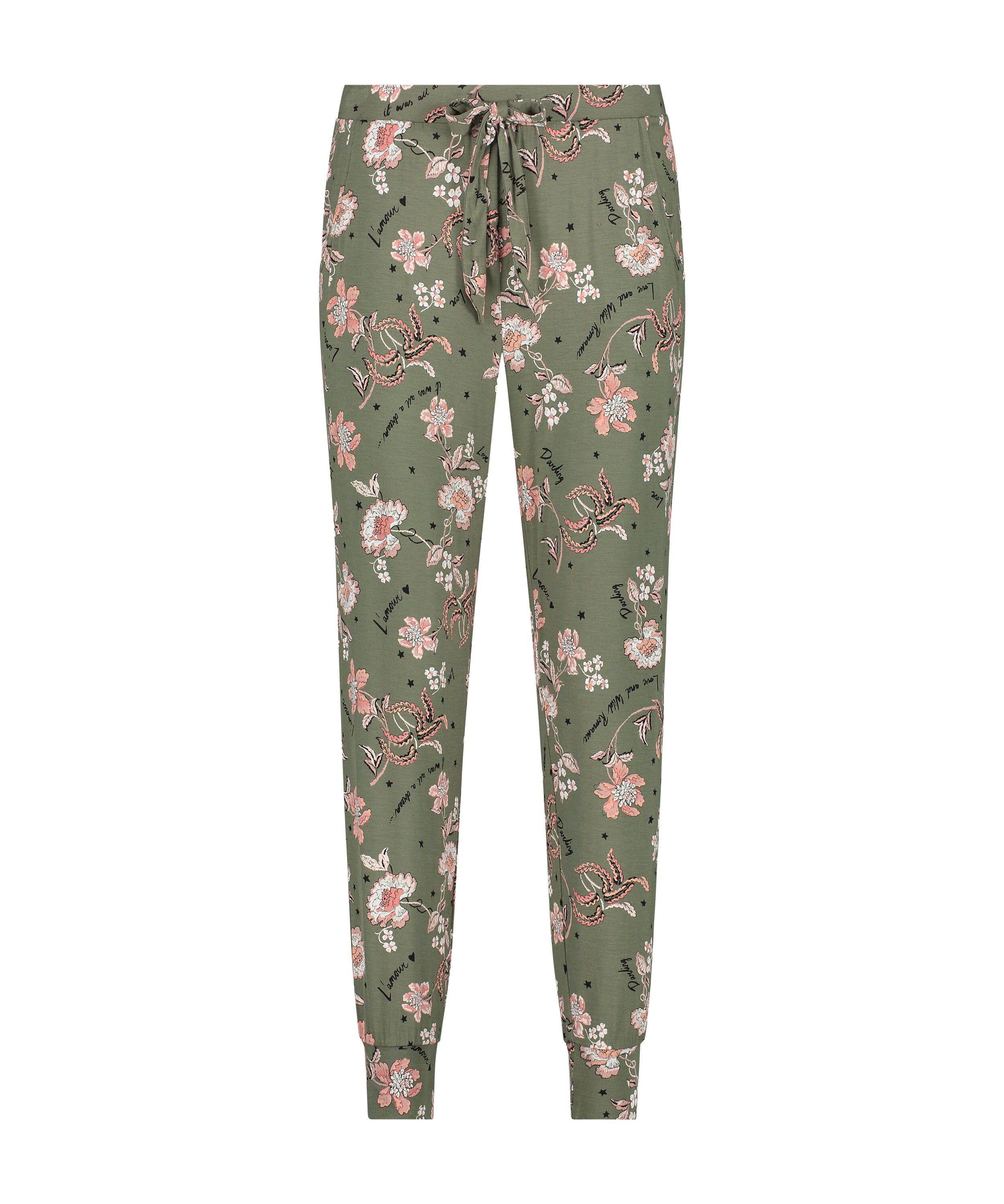 Pantalon de pyjama Loose fit, Vert