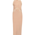 Nuisette en satin Long, Beige