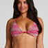 Haut de bikini triangle Cali, Rose