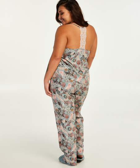 Pantalon de pyjama woven tapered, Gris