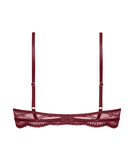 Soutien-gorge non-rembourr&eacute; &agrave; armatures Isabelle, Rouge