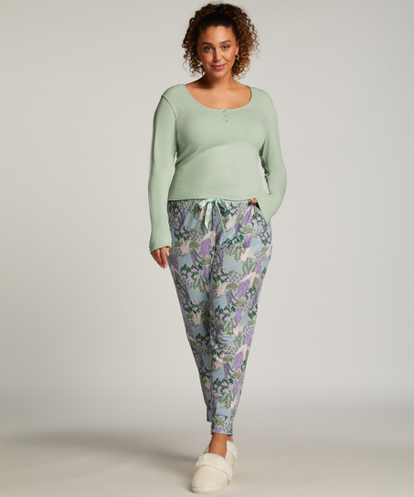 Pantalon de pyjama Jersey, Vert