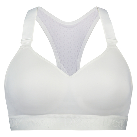 HKMX Soutien-gorge de sport The All Star Maintien niveau 2, Blanc