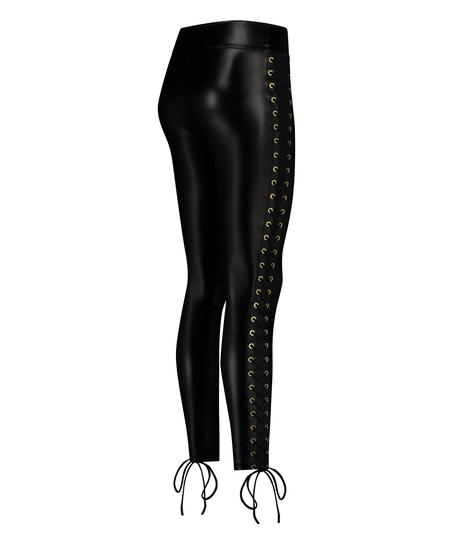 Legging Lace up, Noir