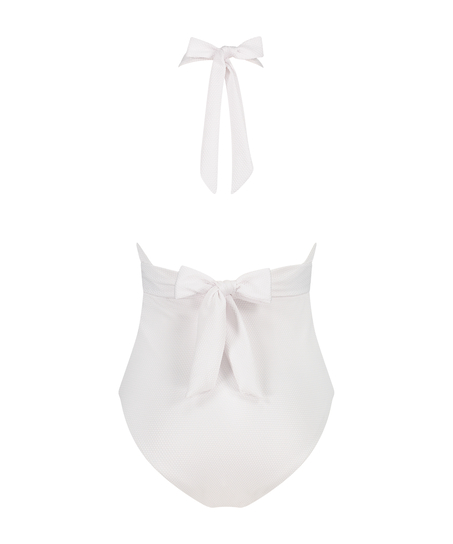 Maillot de bain Shaping Scallop, Blanc