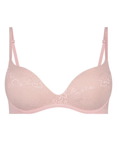 Soutien-gorge préformé sans armature Lea Lace, Rose