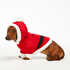 Onesie chiens en polaire, Rouge