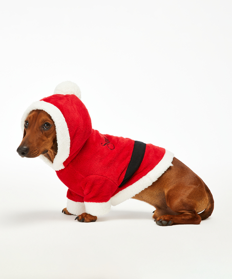 Onesie chiens en polaire, Rouge