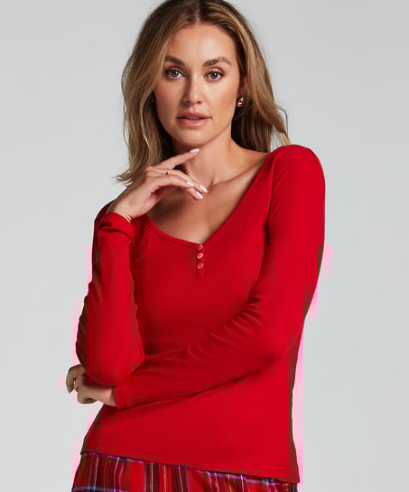 Haut de pyjama, Rouge