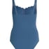 Maillot de bain Shaping Scallop, Bleu