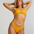 Tenue de bikini Crinkle, Jaune