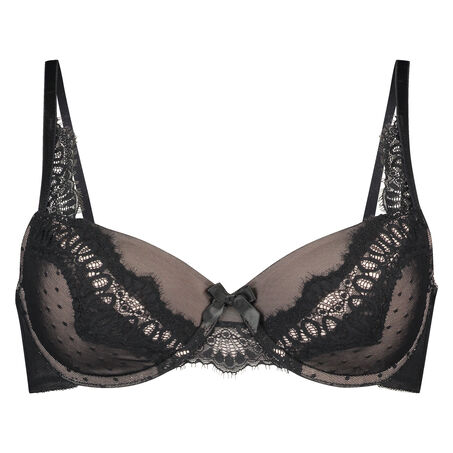 Soutien-gorge &agrave; armatures pr&eacute;form&eacute; Miriam, Noir