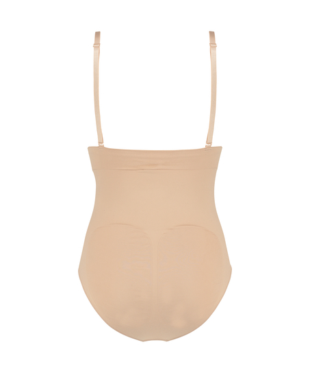 Culotte taille haute sans couture, Beige