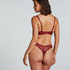 Soutien-gorge non-rembourr&eacute; &agrave; armatures Isabelle, Rouge