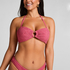 Haut de bikini bandeau Lanai, Rose
