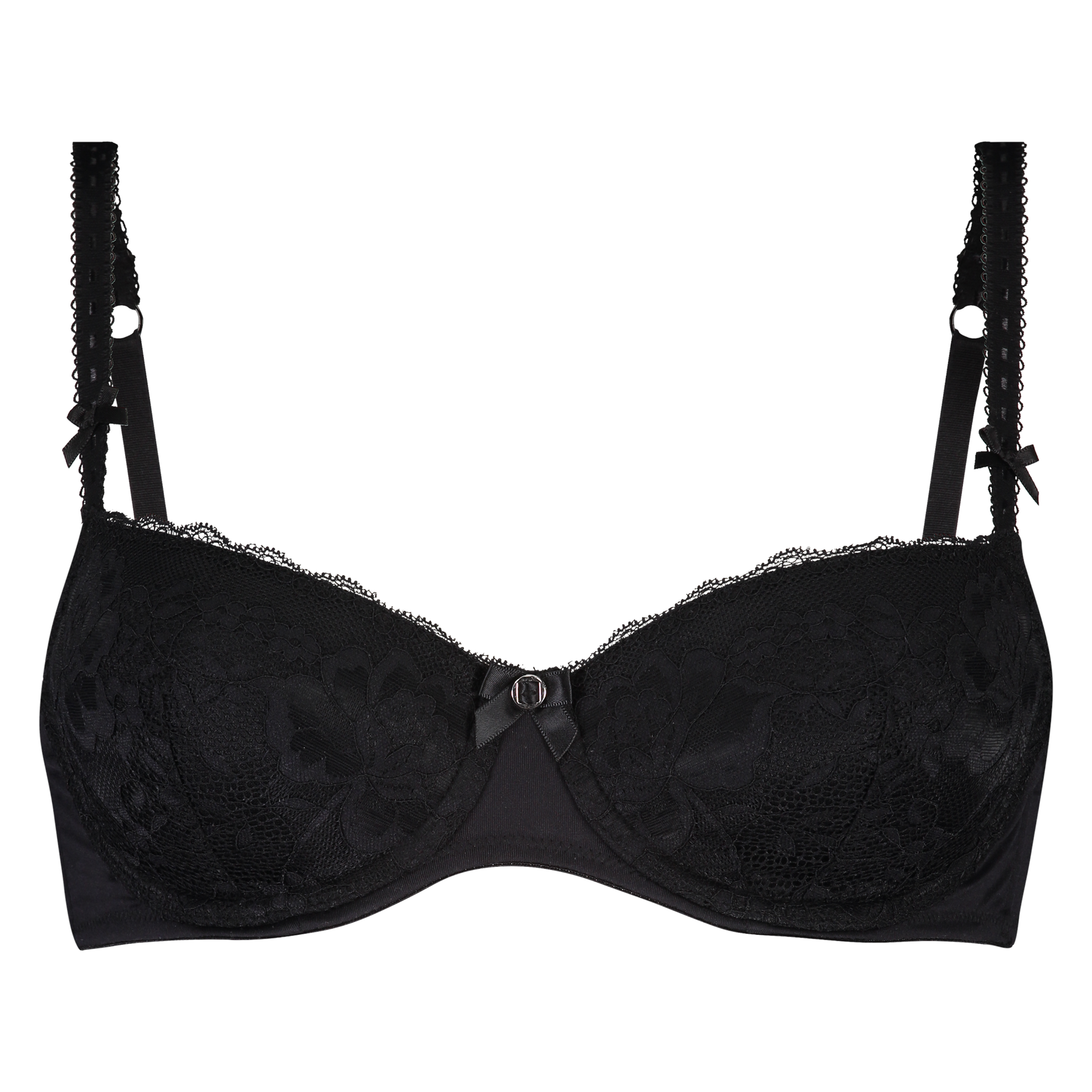 Soutien-gorge &agrave; armatures pr&eacute;form&eacute; Maya, Noir, main
