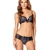 Soutien-gorge à armatures préformé push-up Elle, Noir