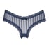 Slip br&eacute;silien V-shape Mesh, Bleu