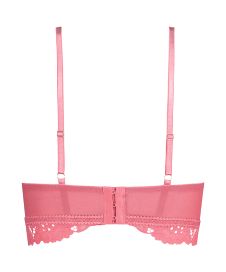 Soutien-gorge pr&eacute;form&eacute; sans armatures longline Shiloh, Rose