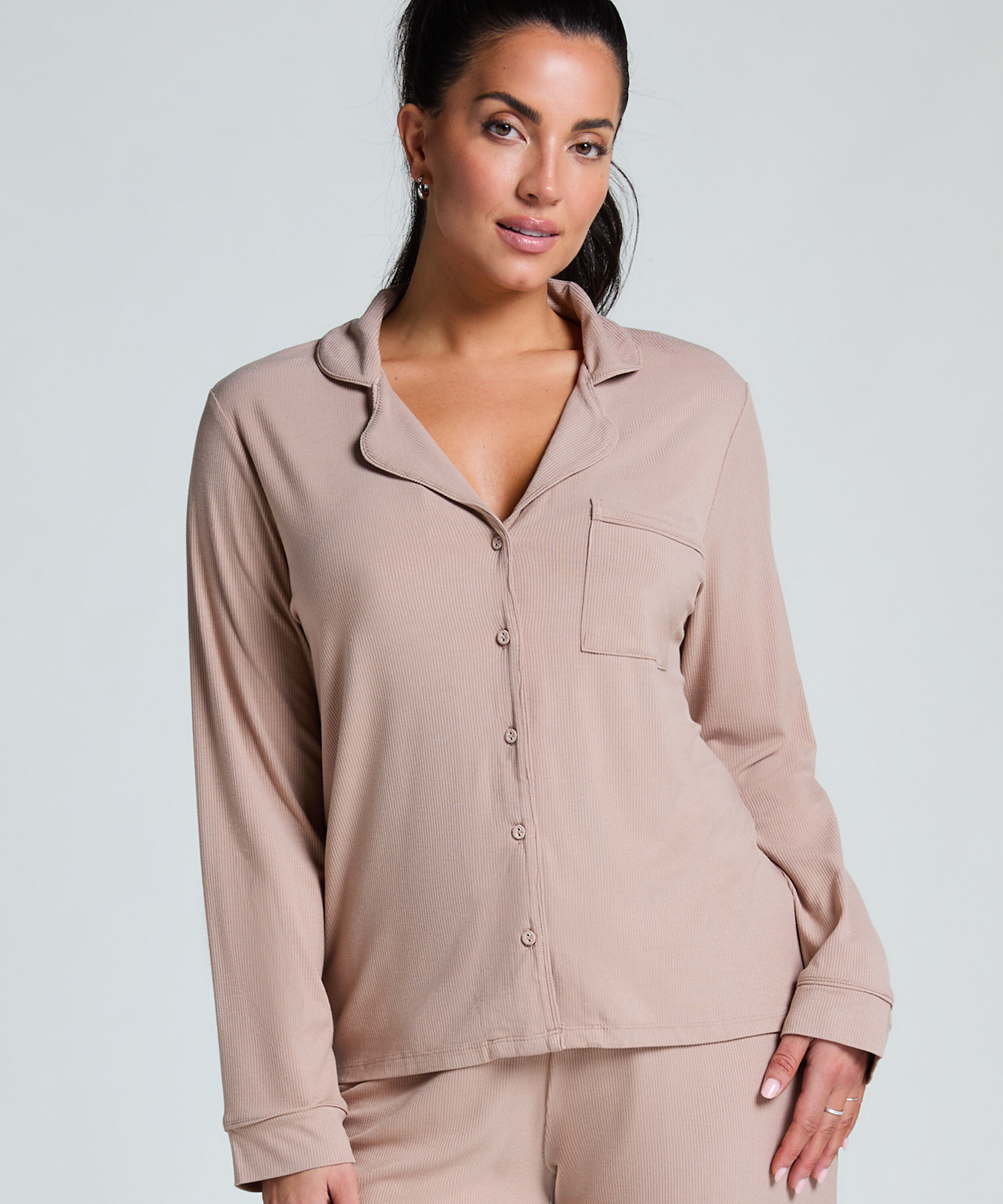 Chemise côtelée Essential, Beige Chemise côtelée Essential, Beige