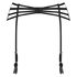 Porte jarretelle Eve, Noir