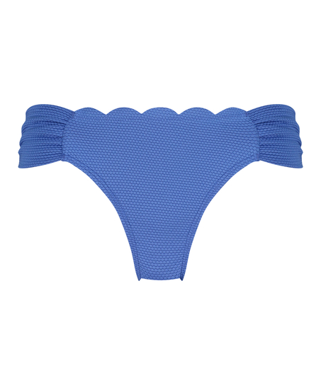 Slip de Bikini Rio Scallop, Bleu