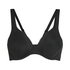 Soutien-gorge à armatures non-préformé en maille, Noir