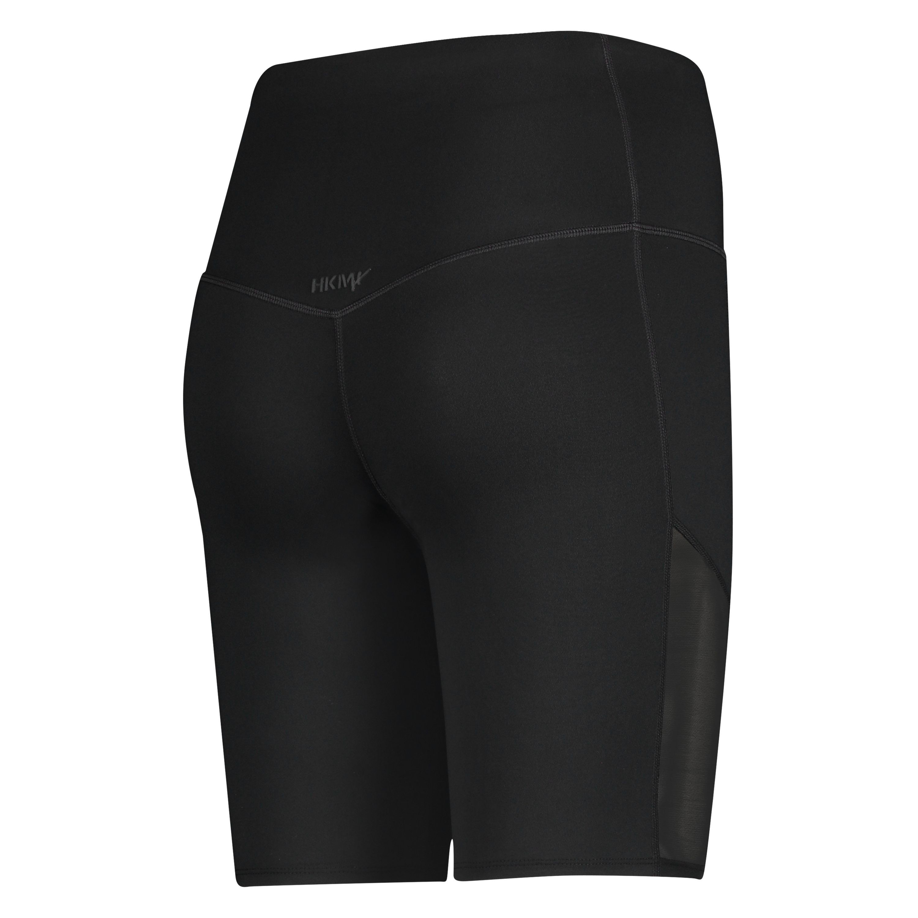 Short cycliste taille haute HKMX, Noir, main