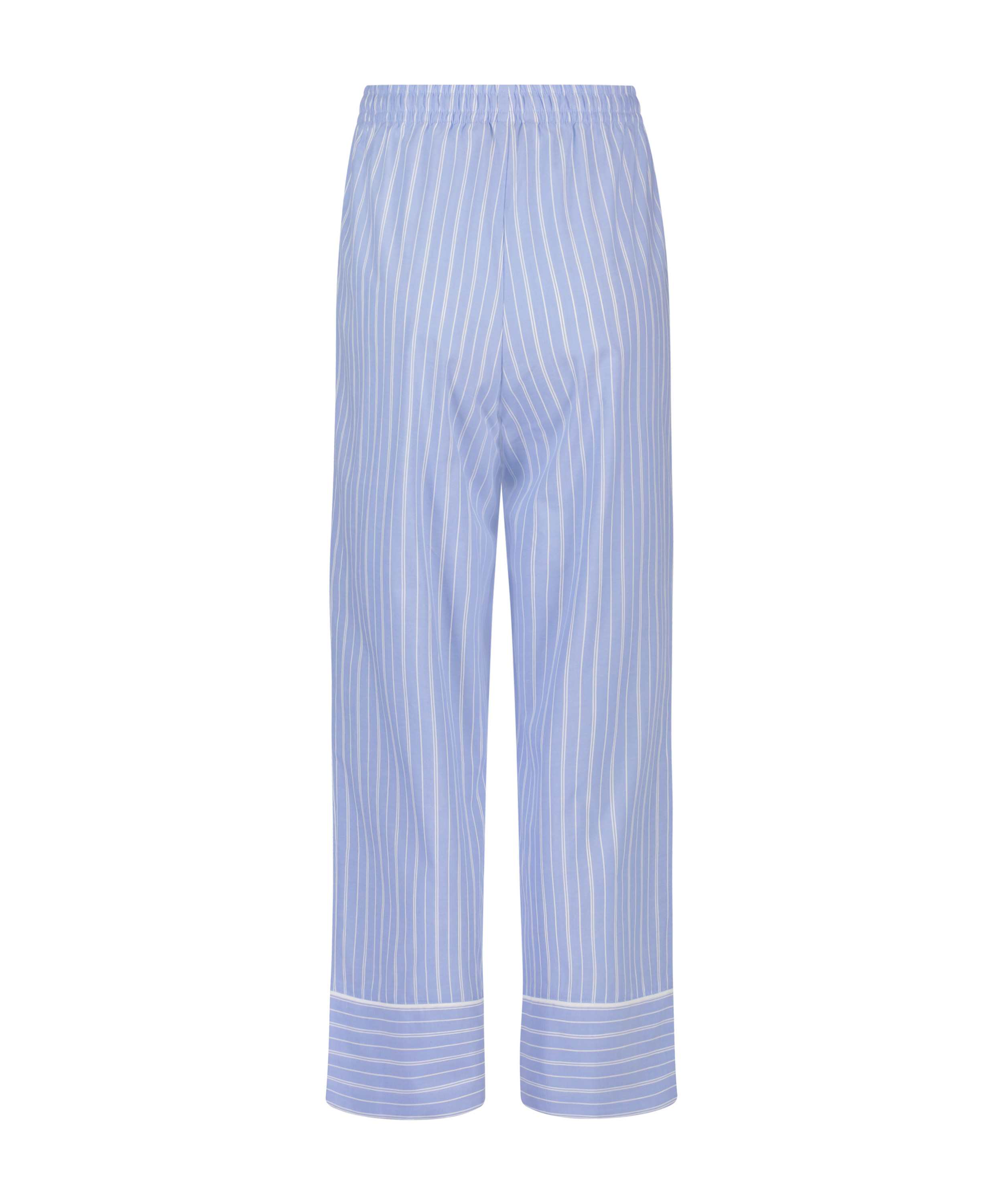 Pantalon de pyjama en Coton, Bleu, main