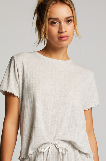 Hunkemöller Haut de pyjama Beige