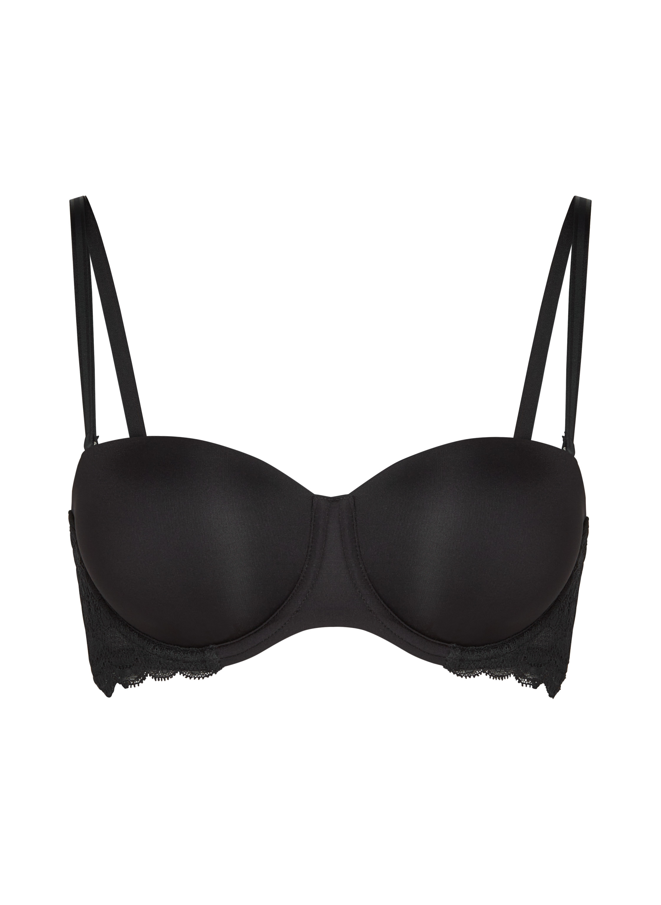 Soutien-gorge à armatures préformé sans bretelles Angie, Noir, main
