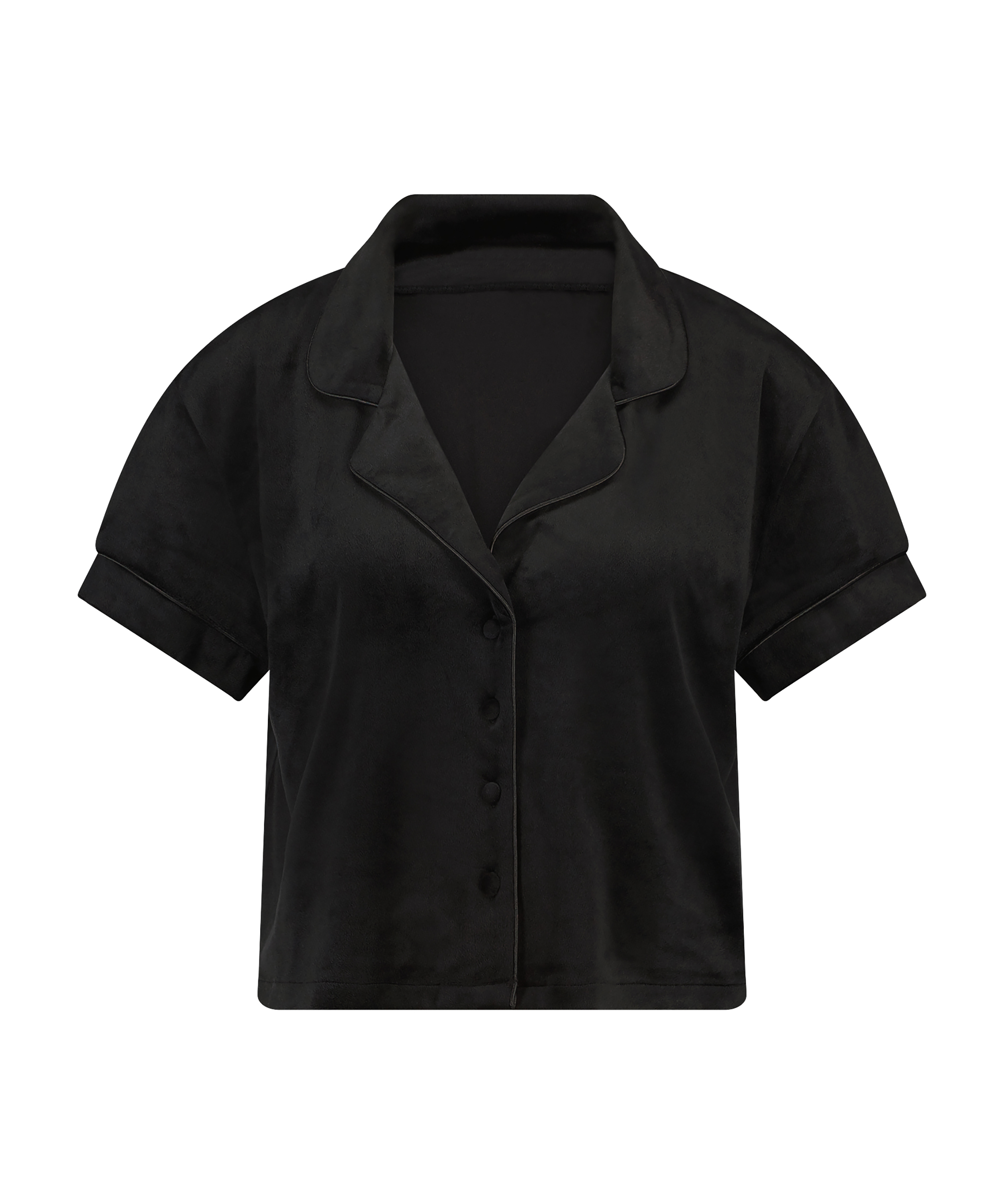 Veste en Velours, Noir, main